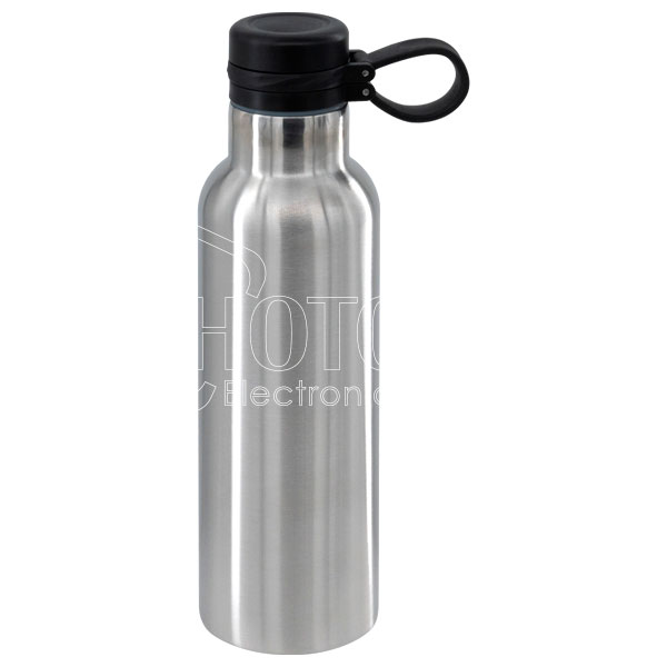 600 ml Insulated Sport Water Bottle w/ Loop-Top Lid