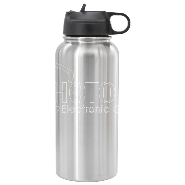 950 ml Stainless Steel Sport Water Bottle with Finger Loop Handle