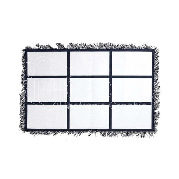 Sublimation 9-Panel Fringe Area Rug