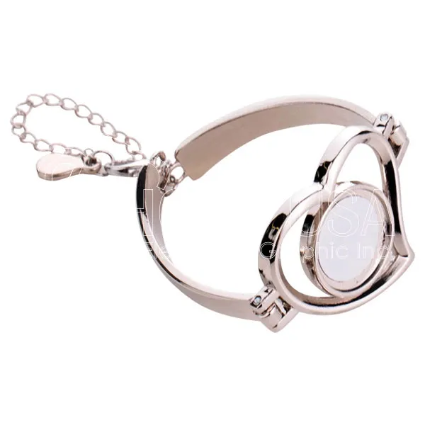 Sublimation Peach Heart Bracelet