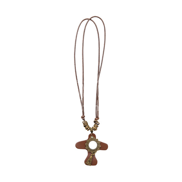 Sublimation Leather Cowgirl Necklace
