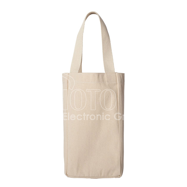 Canvas Wine Bottle Tote Bag