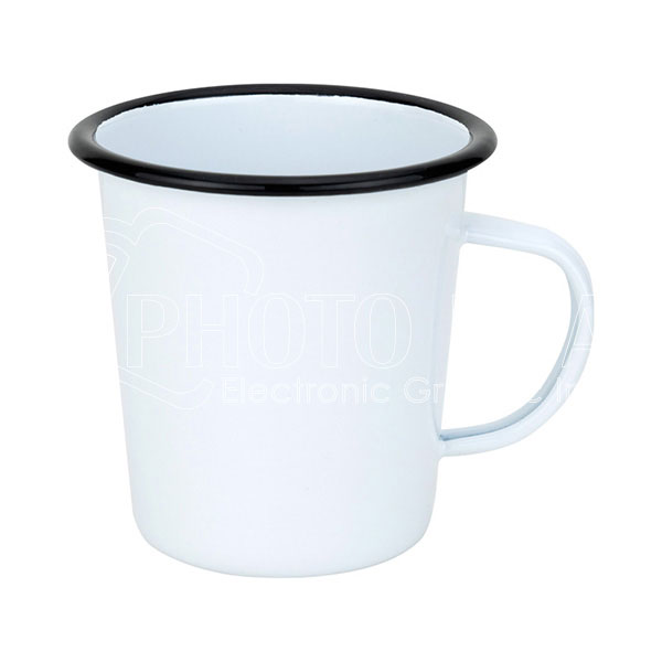 16 oz. Tapered Enamel Mug with Handle