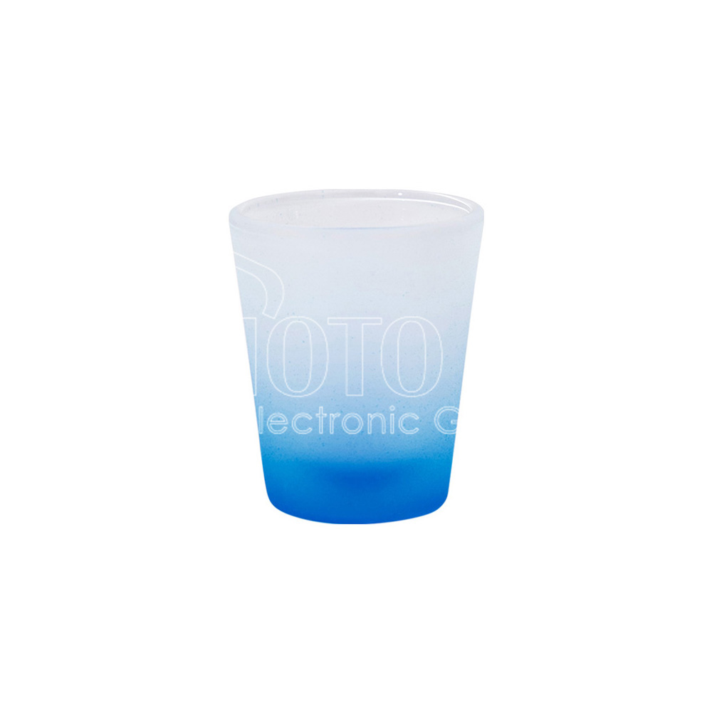 1.5 oz. Sublimation Frosted Shot Glass in Gradient Color
