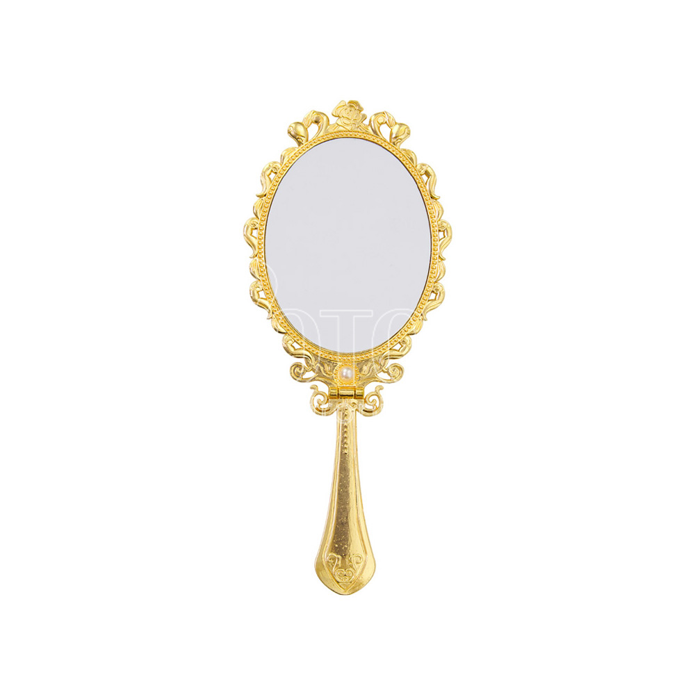 Sublimation Vintage Handheld Folding Makeup Mirror