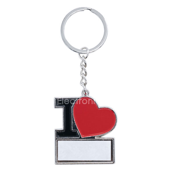 Personalized I Love You Key Ring