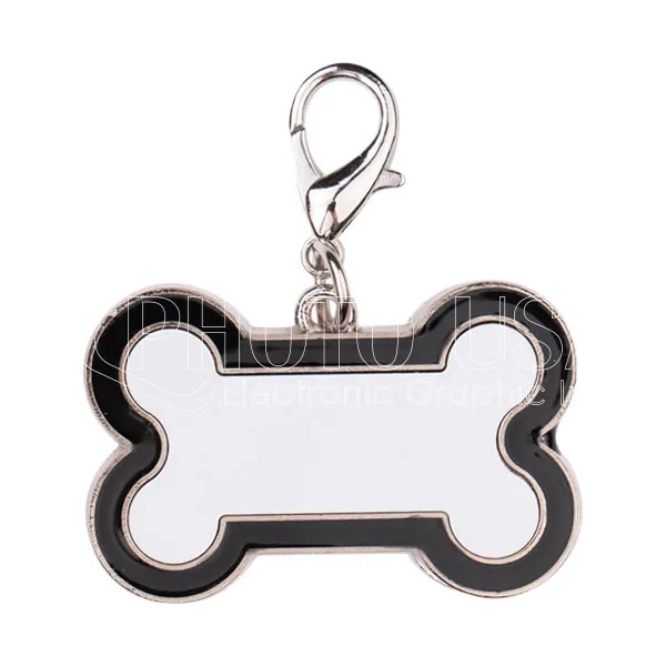 Sublimation Colored Zinc Alloy Dog Tag
