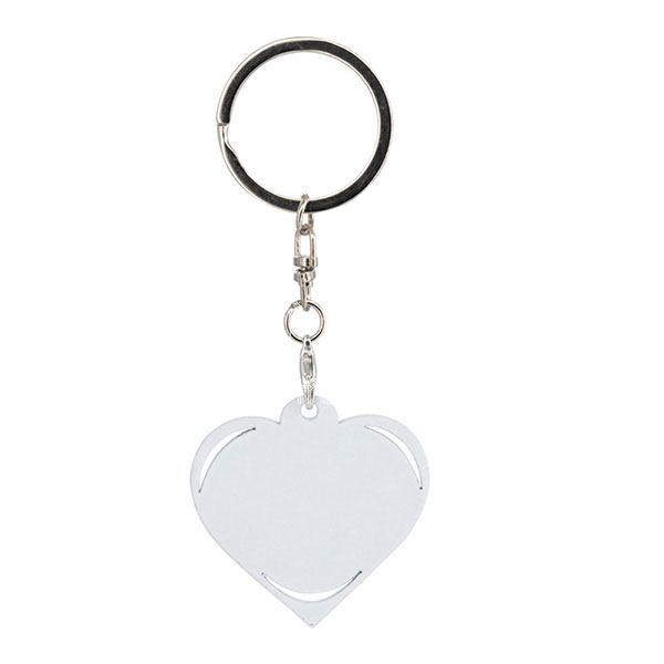 Sublimation Stainless Steel Hollow Out Key Chain
