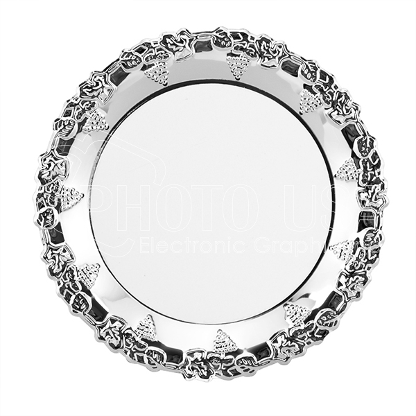 8" Round Metal Plate