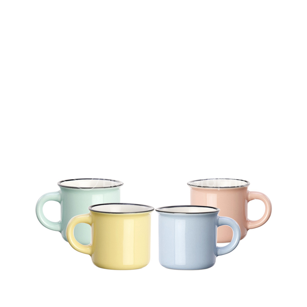 Sublimation Macaron Colors Espresso Coffee Mugs (8)