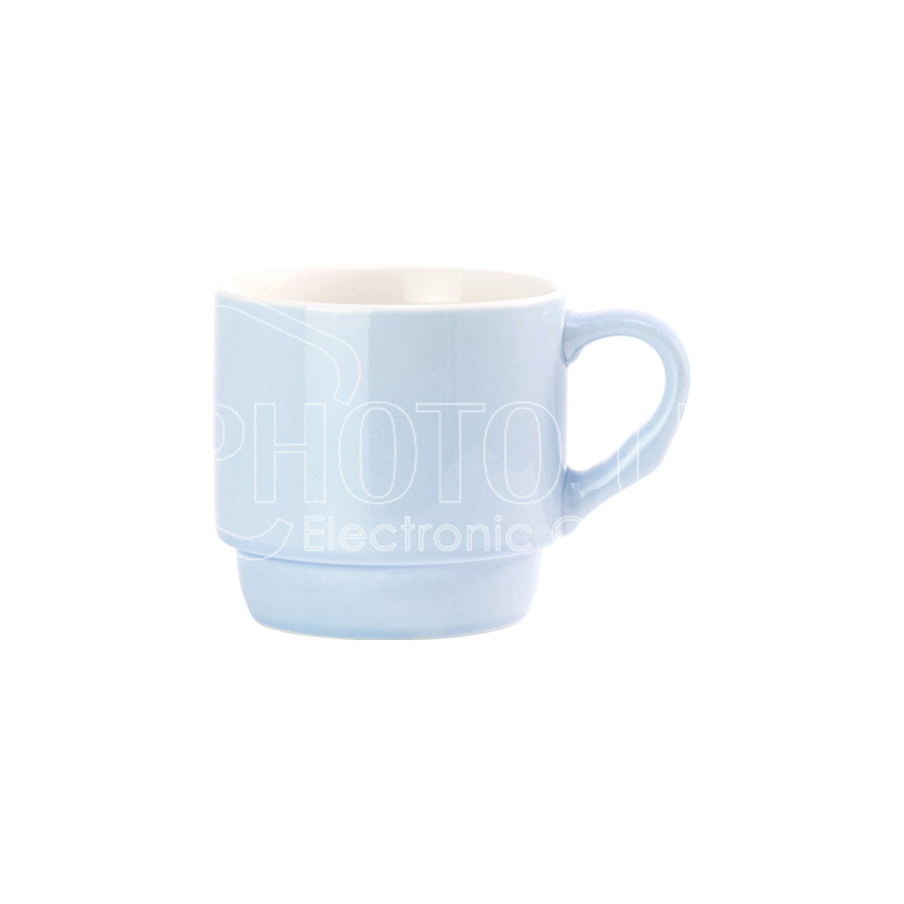 11 oz. Sublimation Two-Tone Stackable New Bone China Coffee Mug