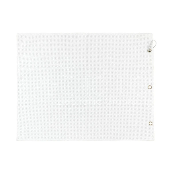 Sublimation Microfiber Waffle Golf Towel with Carabiner Clip