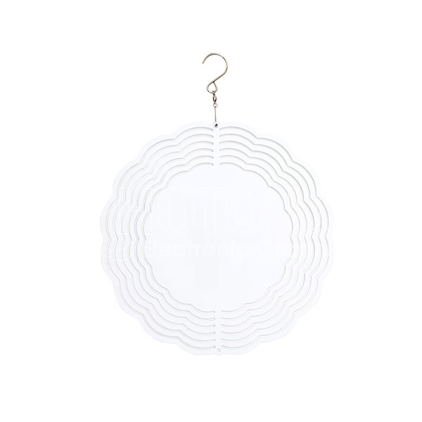 Sublimation 10 Inch Aluminum 3D Wind Spinner