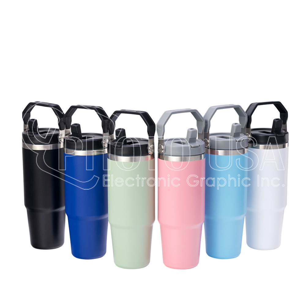 30 oz Engravable Colored Stainless Steel Travel Mug (10)