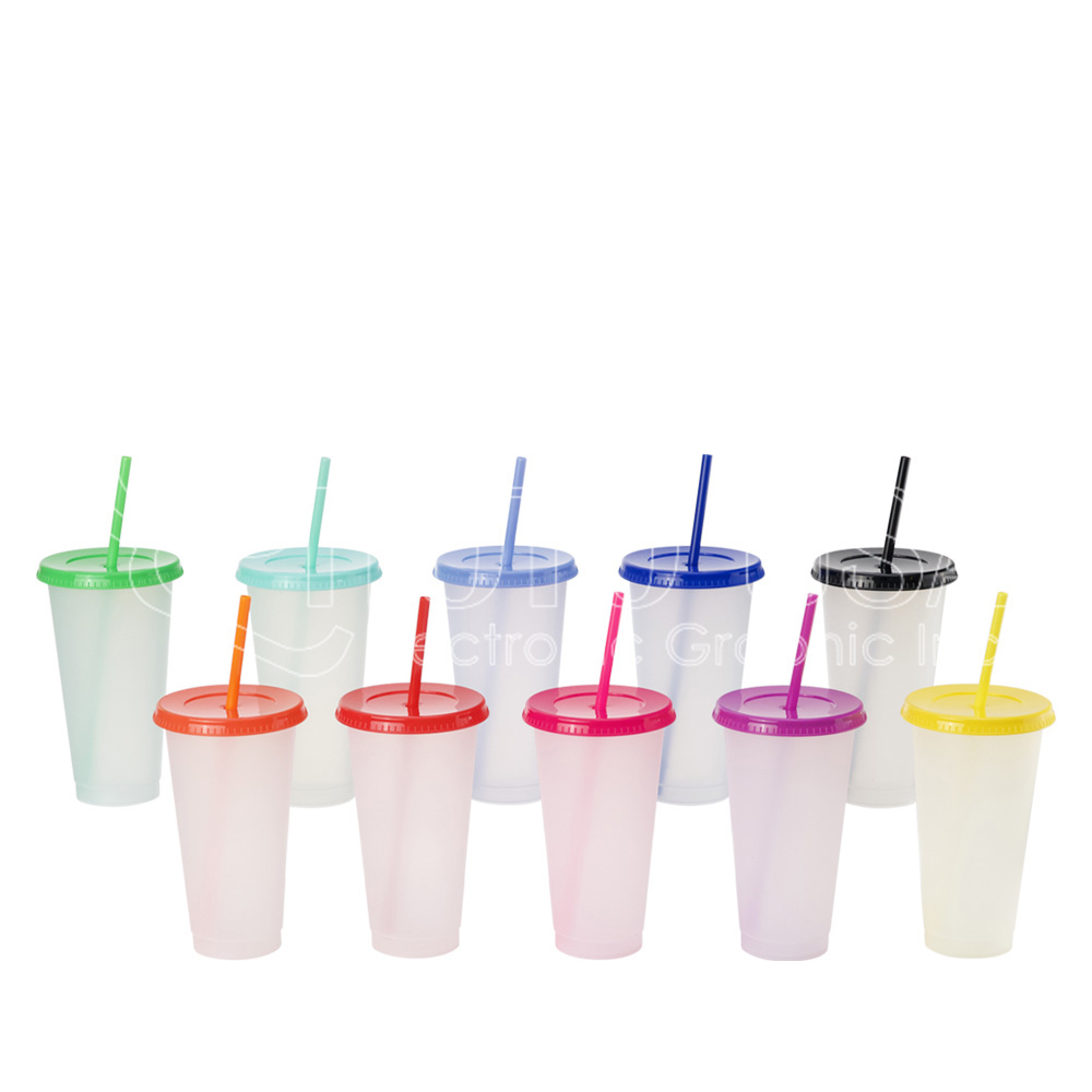 700 ml Custom Color Changing Straw Cups (16)