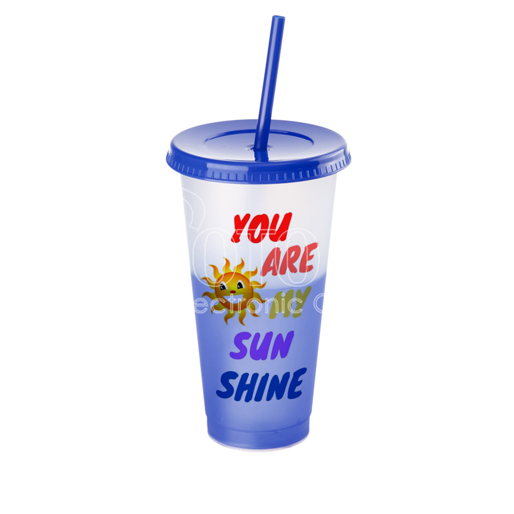 700 ml Custom Color Changing Straw Cups (2)