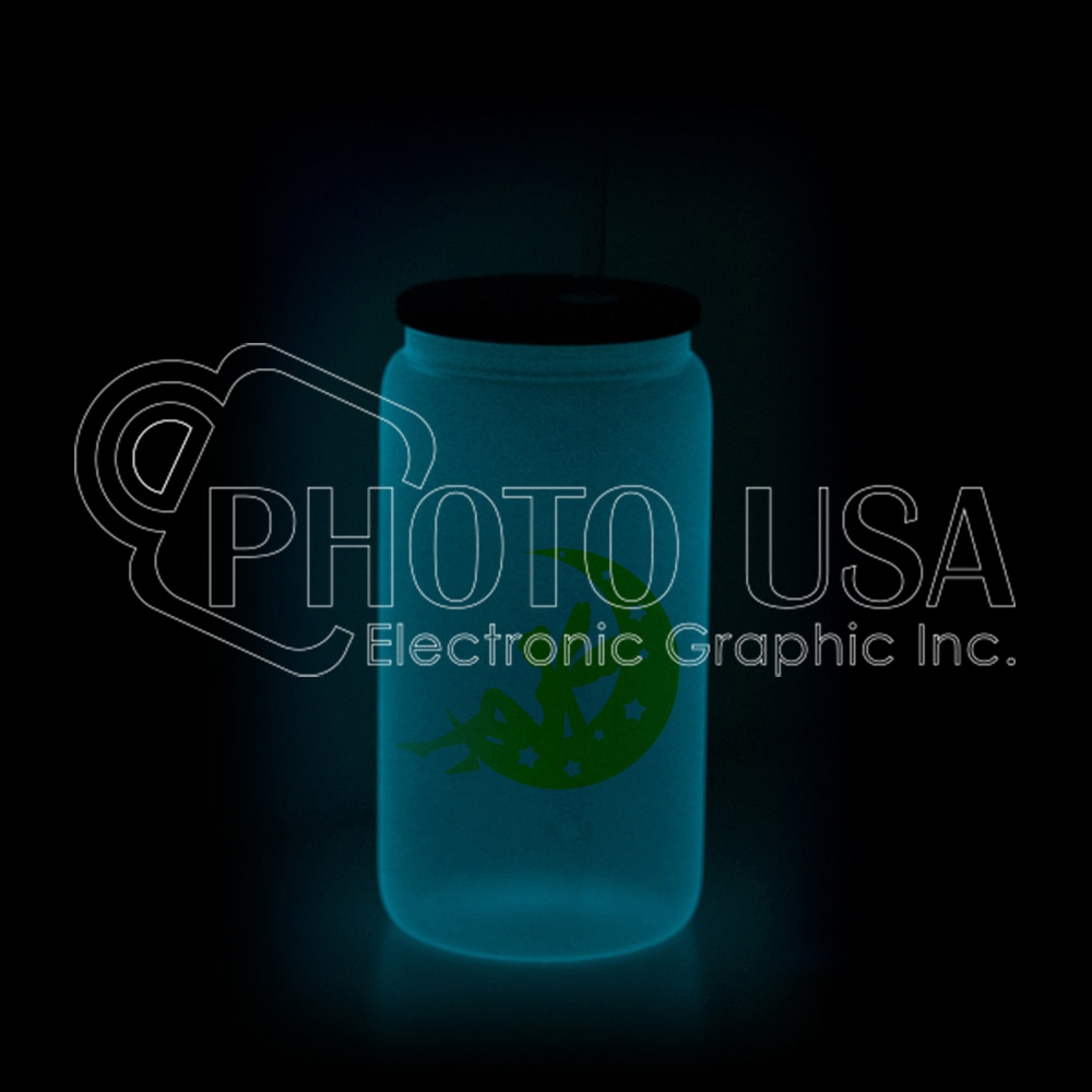 Sublimation Glow-in-the-Dark Beer Can Glasses 10)