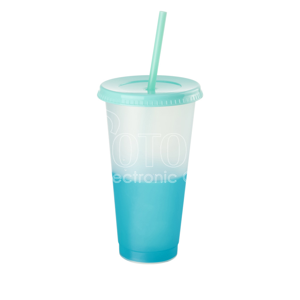 700 ml Custom Color Changing Straw Cups (24)