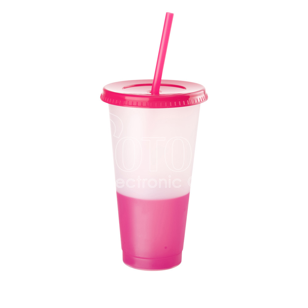 700 ml Custom Color Changing Straw Cups (25)