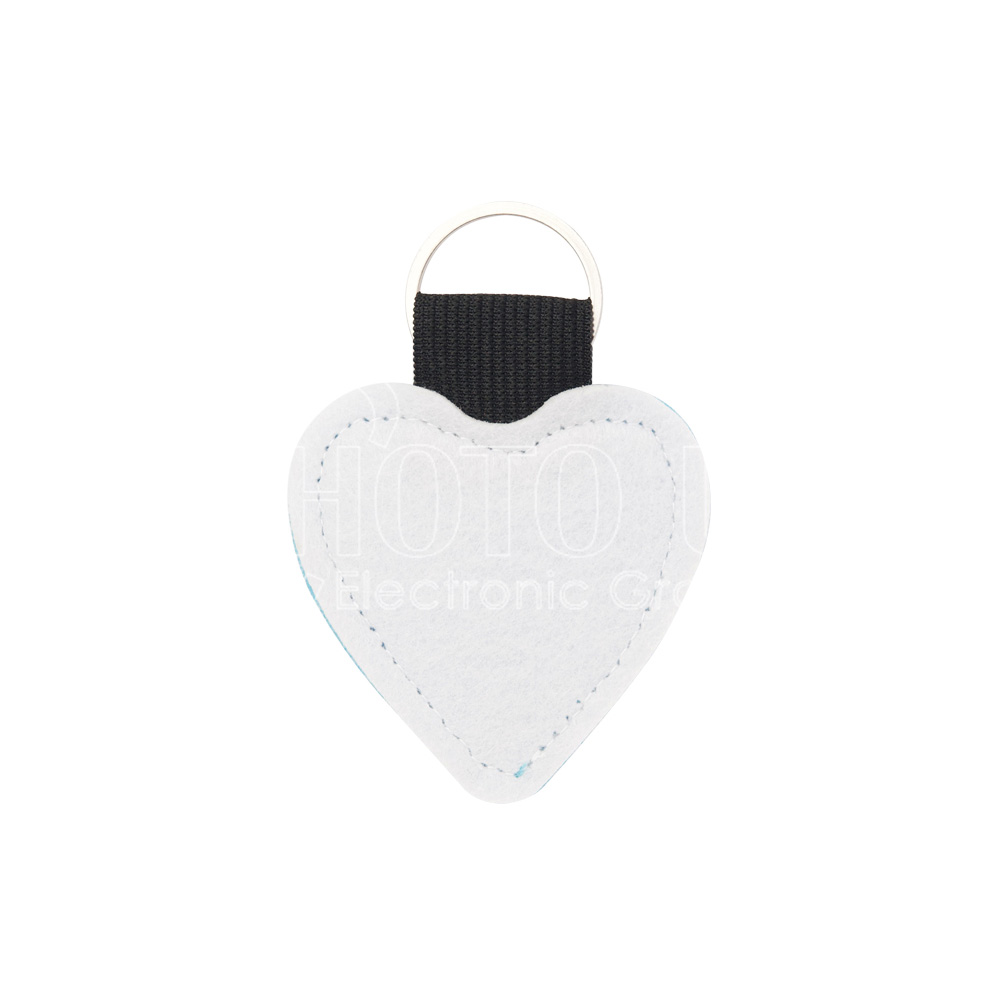 Sublimation Two-Tone Felt Keychains (2)