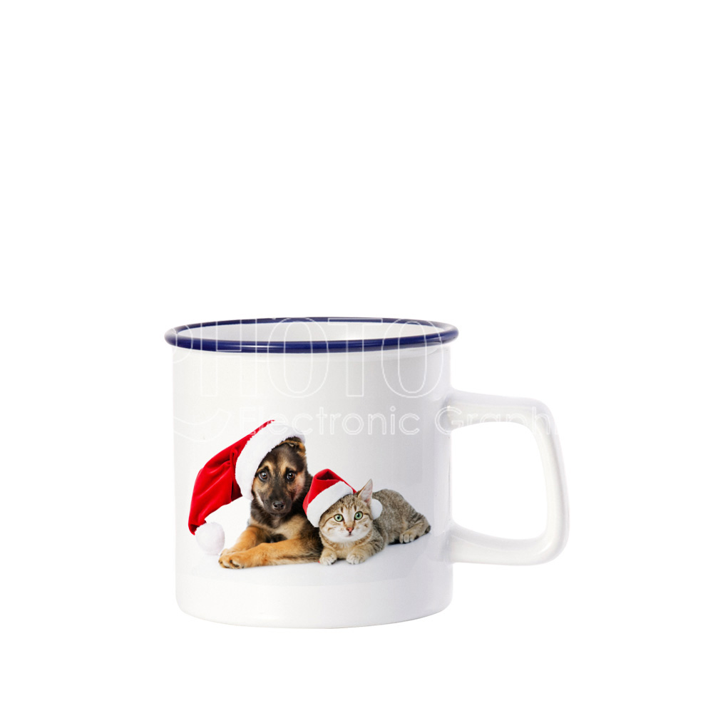 8 oz sublimation ceramic enamel mug (2)