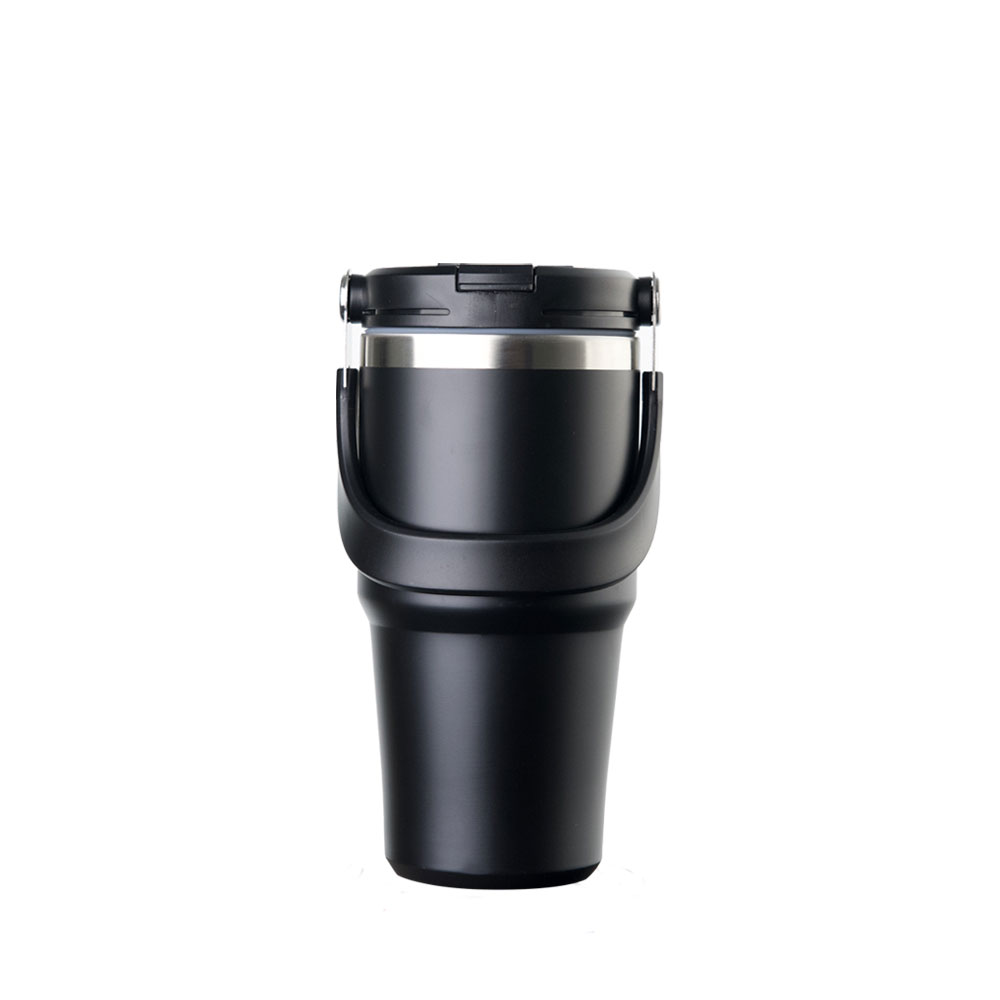20 oz. Matte Paint Coloured Stainless Steel Tumbler with Handle Lid for Laser Engraving & UV Printing