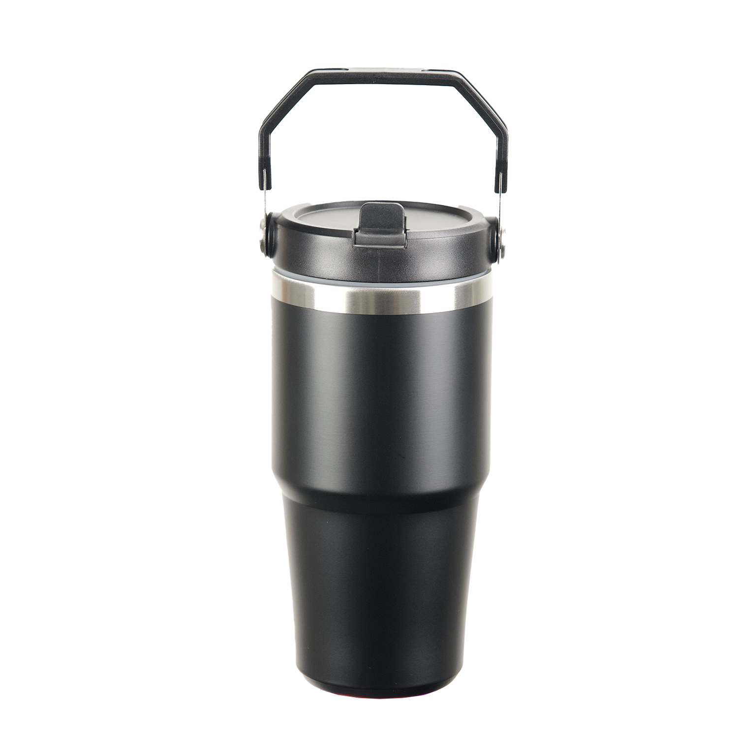 20 oz. Matte Paint Coloured Stainless Steel Tumbler with Handle Lid &amp; Straw for Laser Engraving &amp; UV Printing