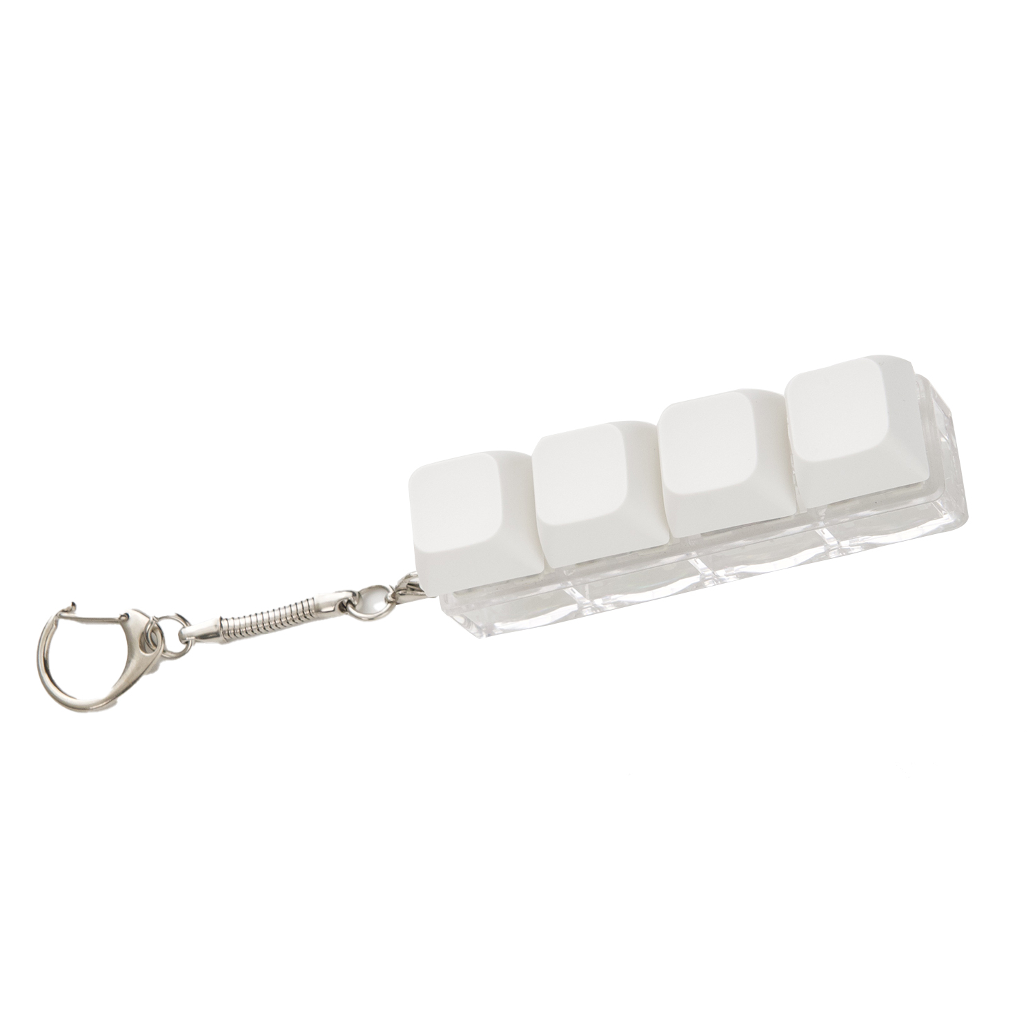 3D Sublimation Mechanical Stress Relief Keyboard Keychains with Nice Click Sound