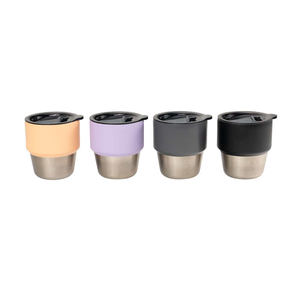 Custom 6 oz. Powder Coated Stackable Cup Set for Laser Engraving &amp; UV