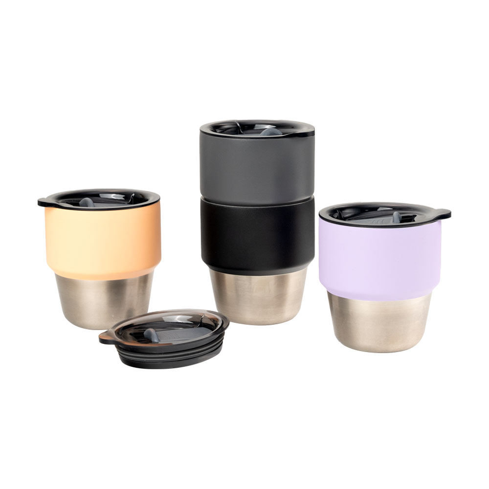 Custom 6 oz. Powder Coated Stackable Cup Set for Laser Engraving &amp; UV