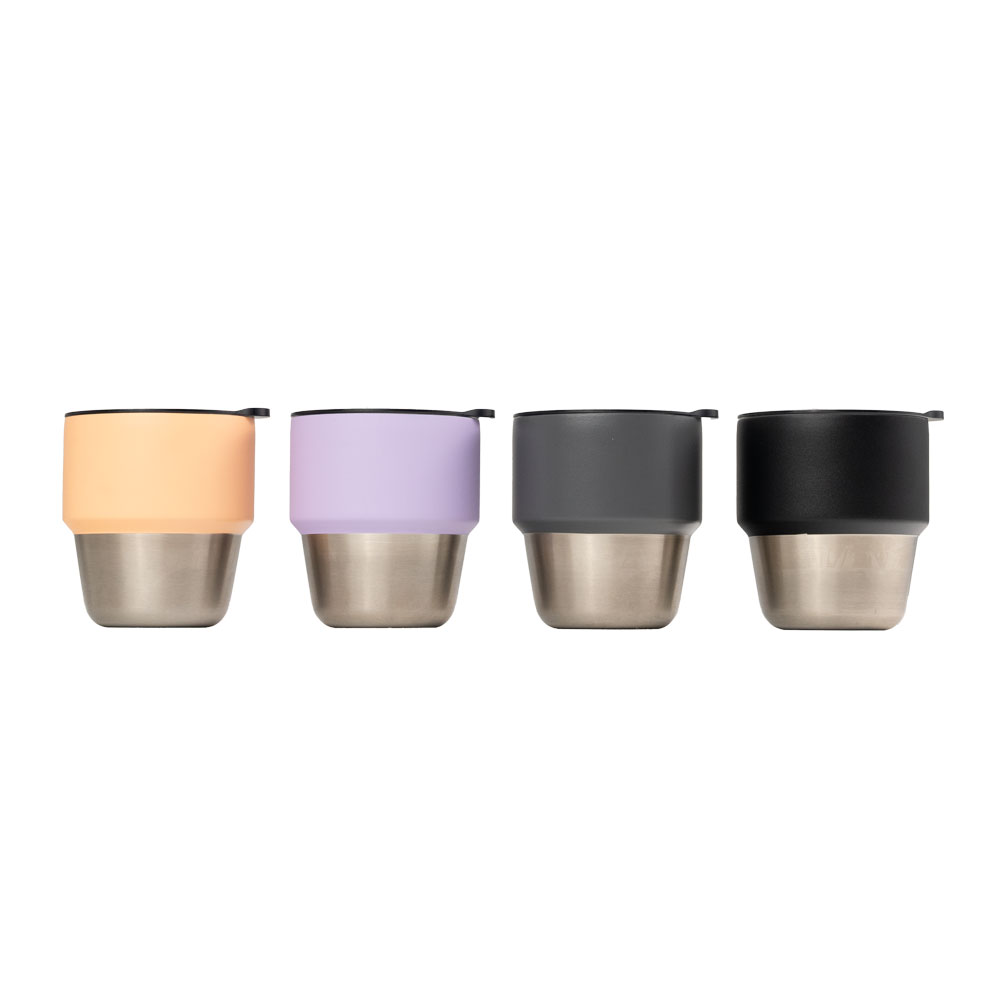 Custom 6 oz. Powder Coated Stackable Cup Set for Laser Engraving &amp; UV