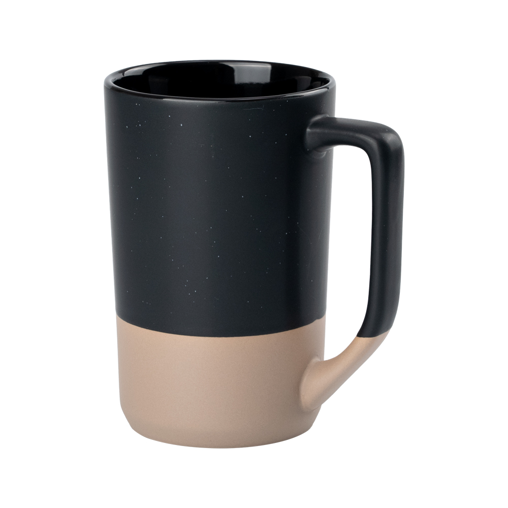 16 oz. Dual Color Matte Finish Ceramic Mug