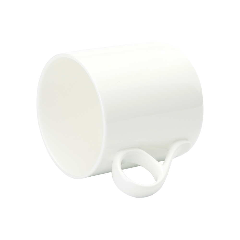 This custom mug is made from high-quality bone china.