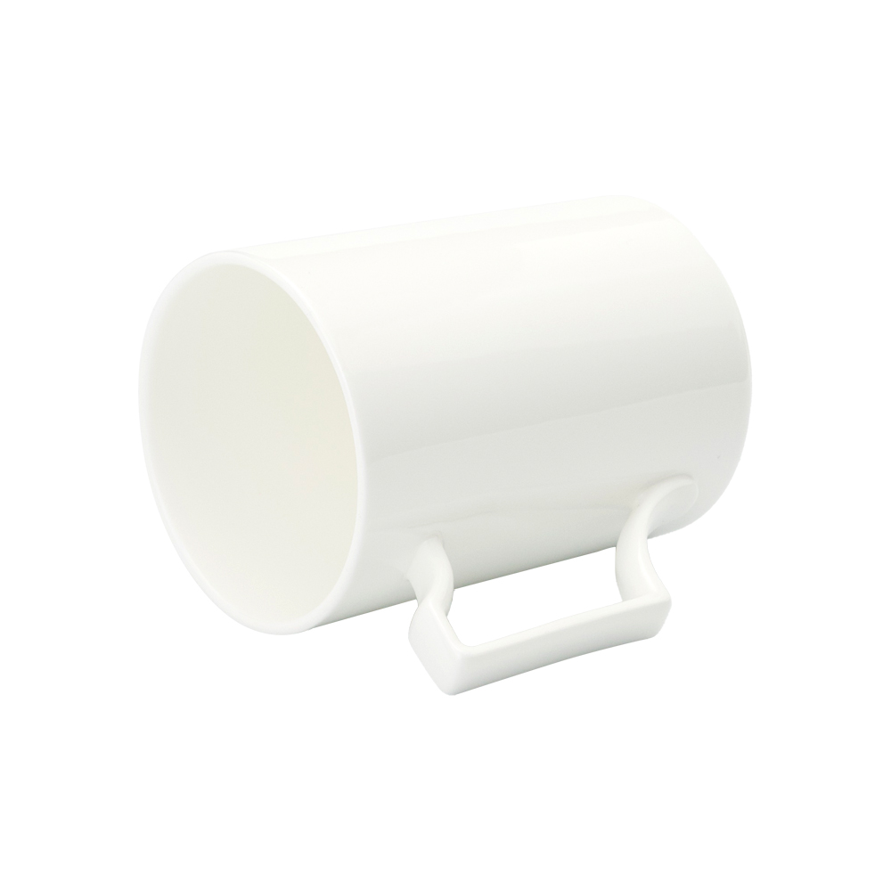 This custom mug is made from high-quality bone china.