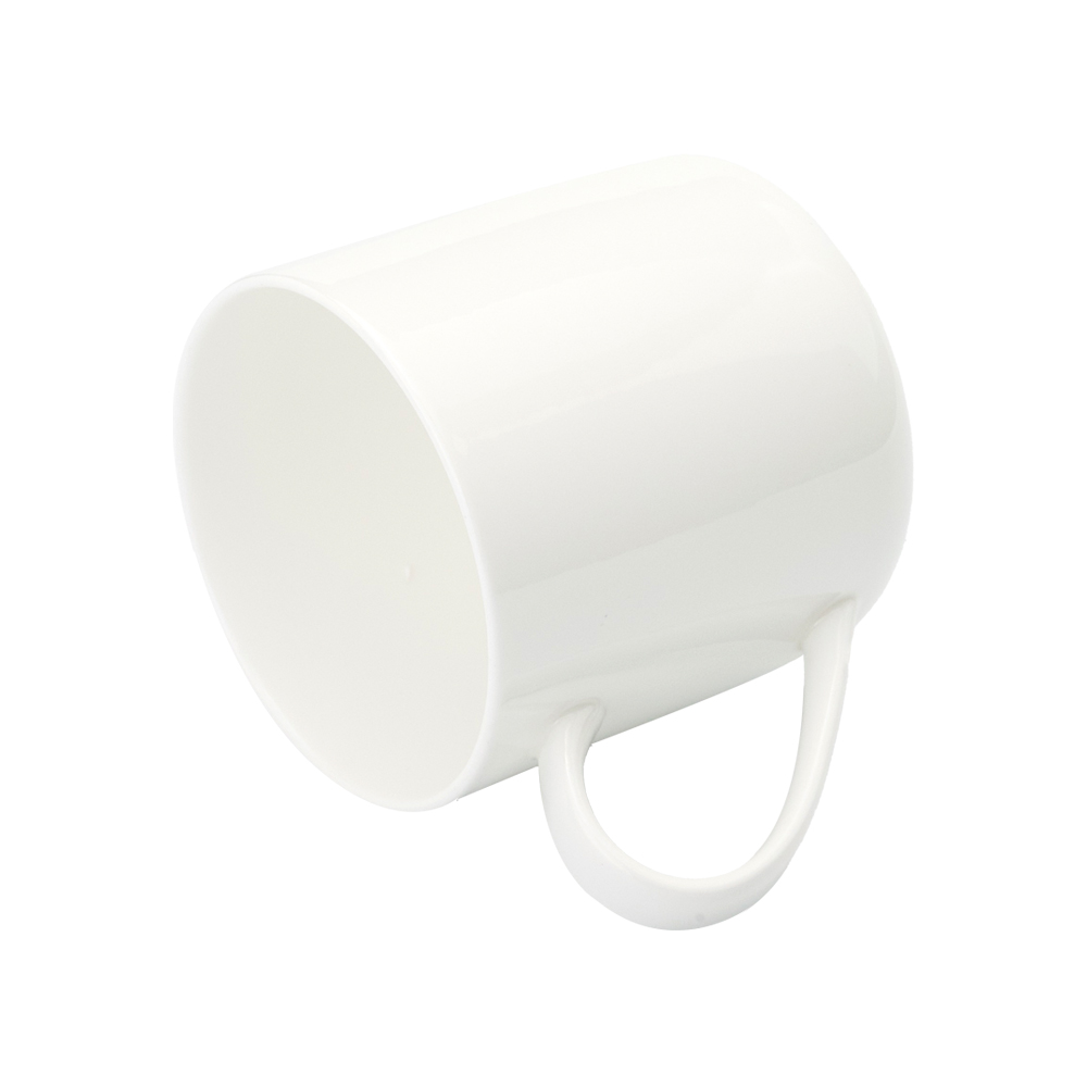 This custom mug is made from high-quality bone china.