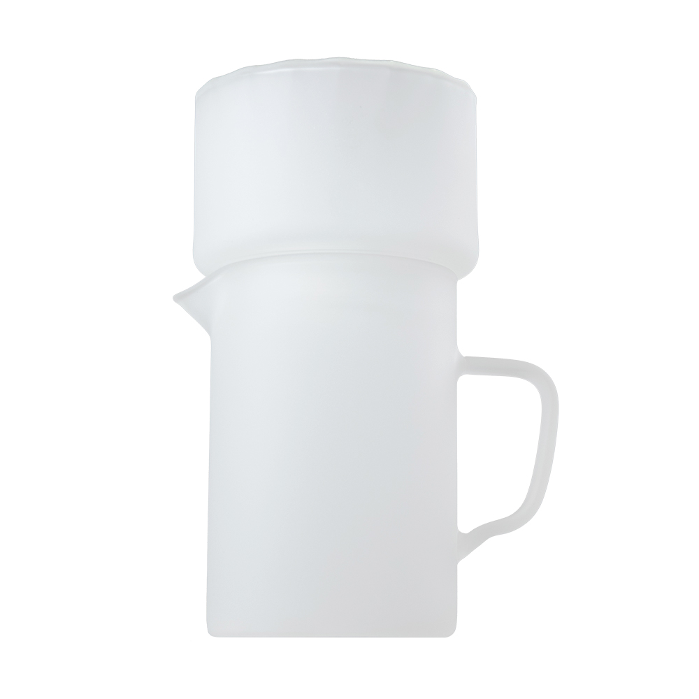 Sublimation Frosted Glass Pour-Over Coffee Dripper Set