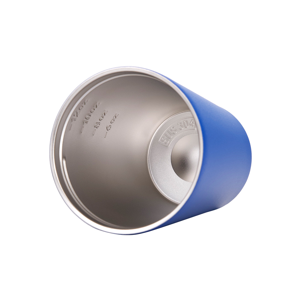 The inner wall features measurement graduations for precise daily beverage preparation.