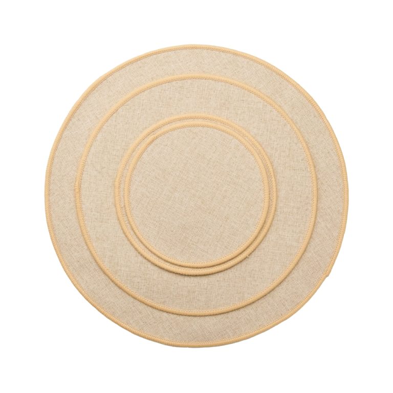 Quick Dry Absorbent Placemat - Non Slip Linen & Rubber Mat for Table